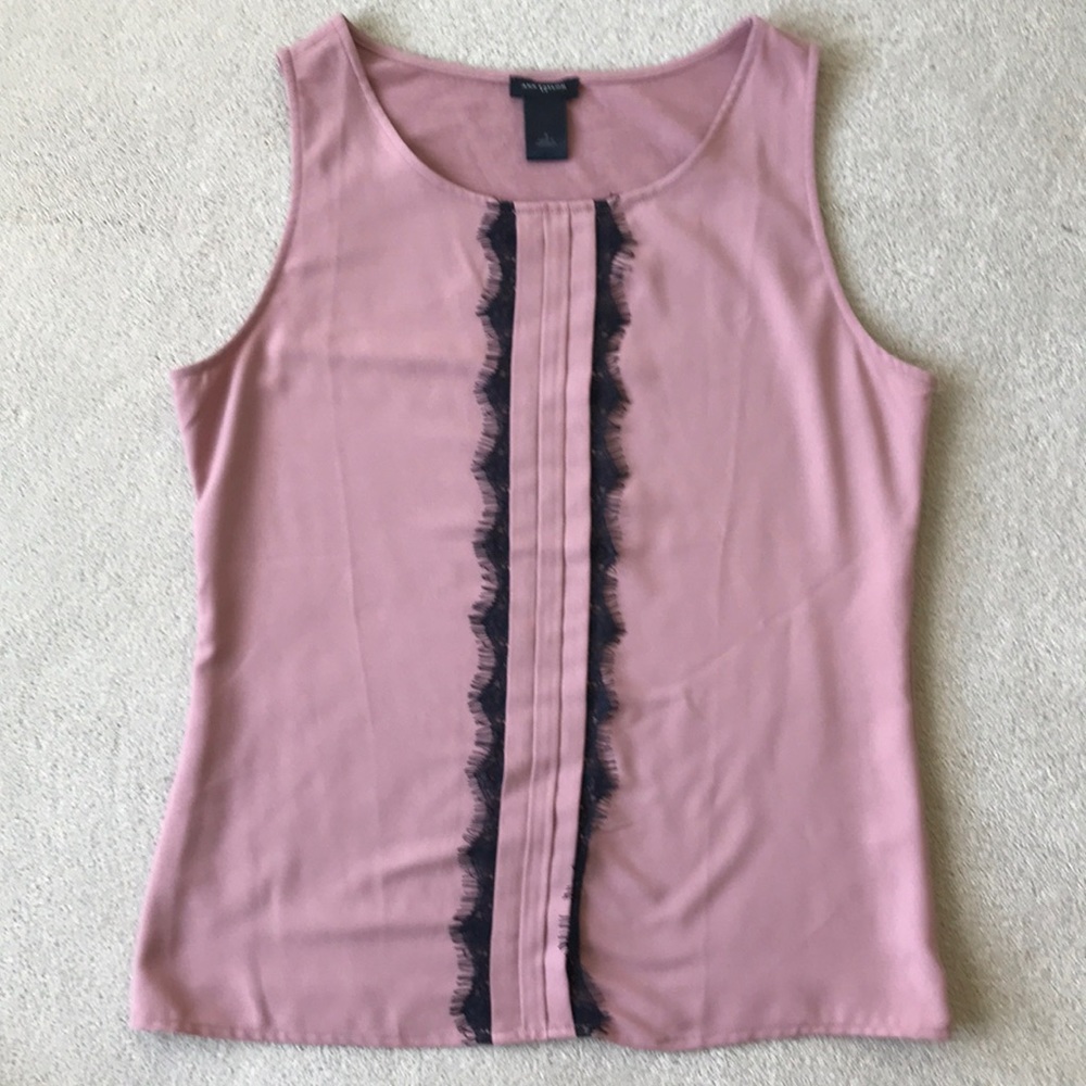Ann Taylor eyelash lace top